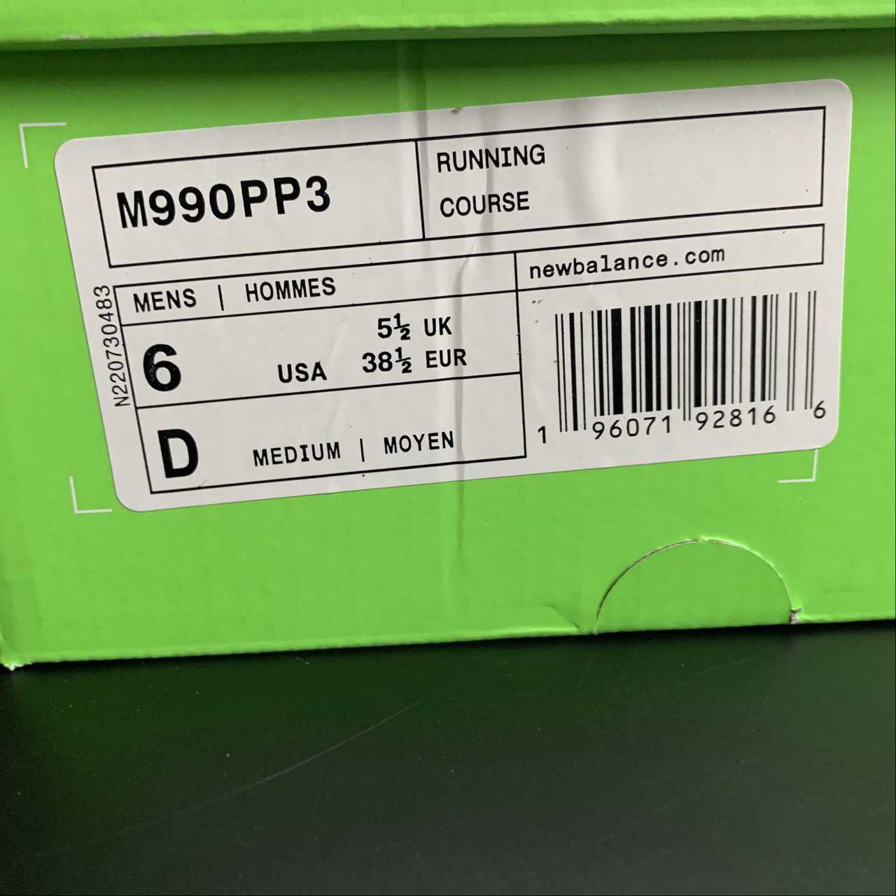 Replica New Balance Shoe New Balance NB990 M990PP3  36-45