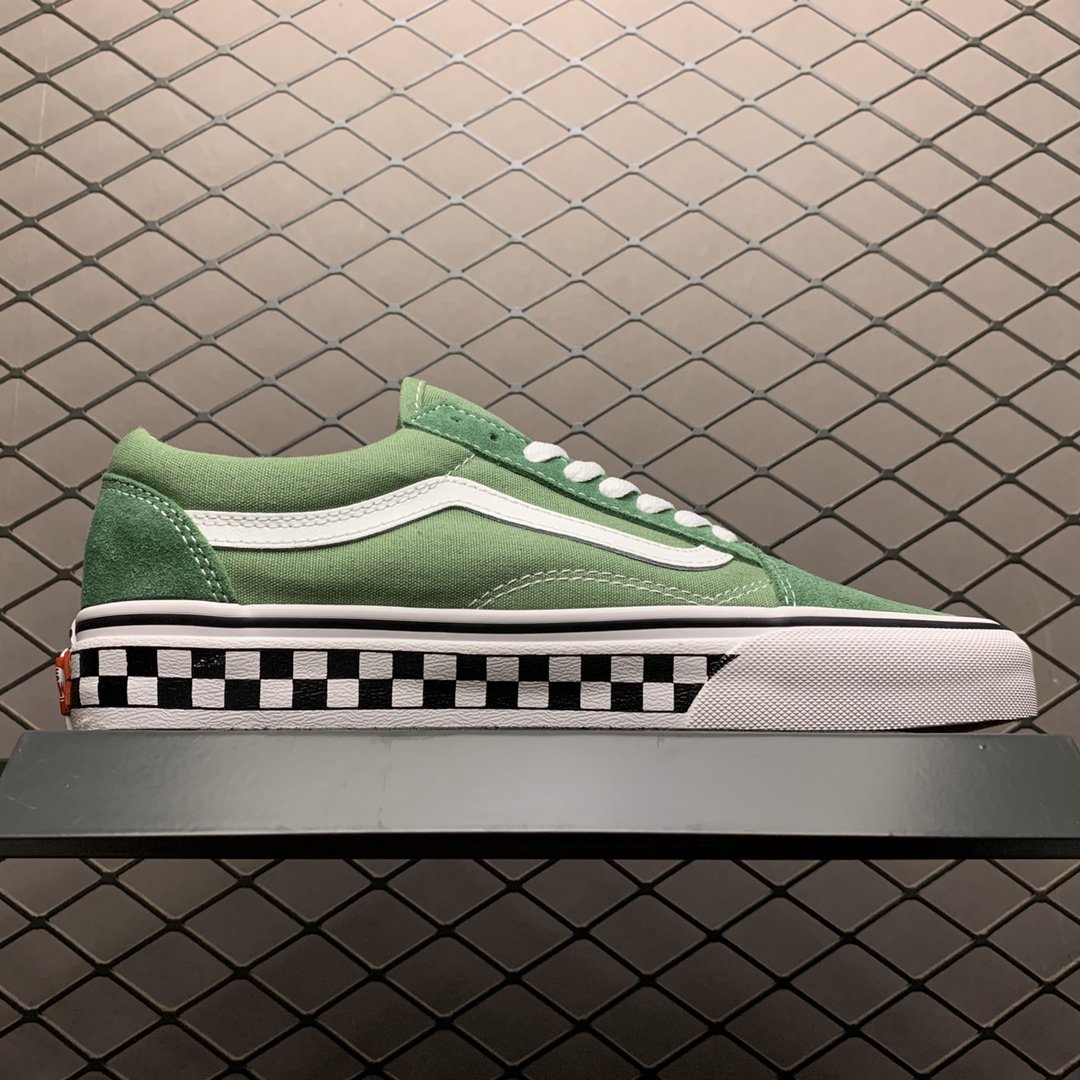 Replica Vans Shoe Vans Old Skool Green 35-44