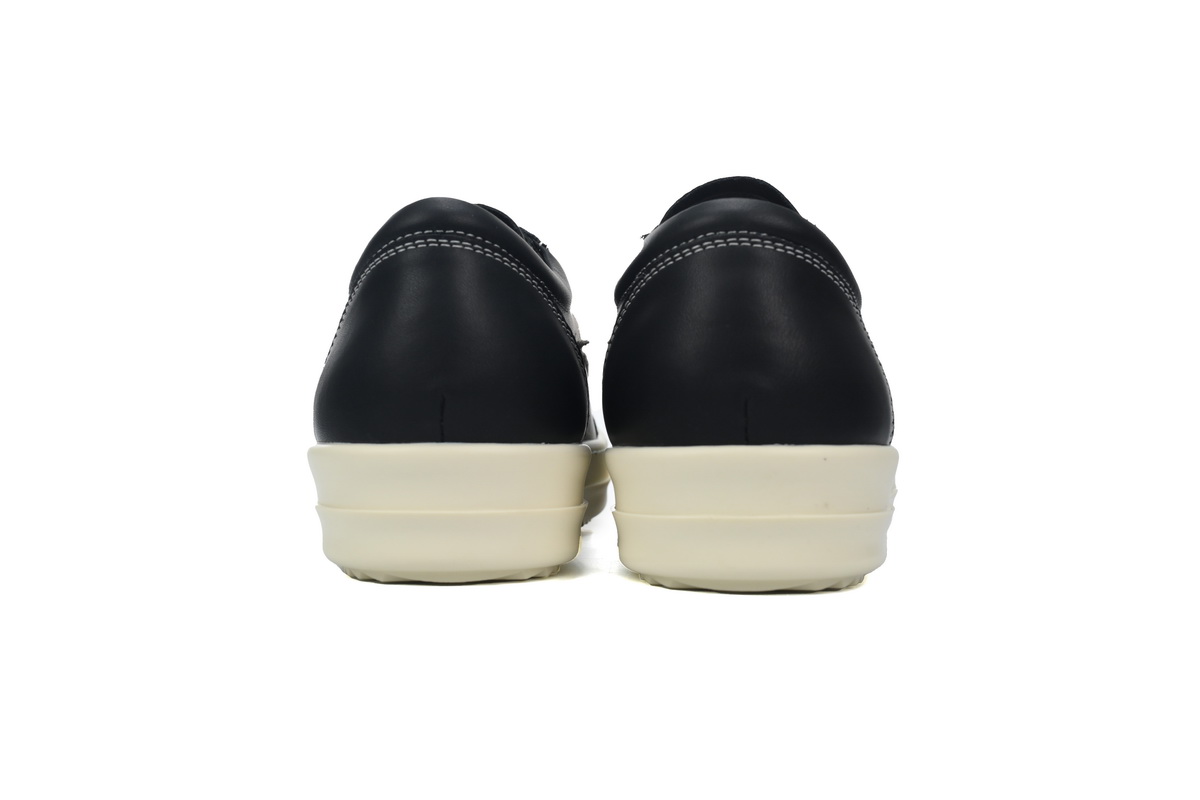 Replica Rick Owens Shoe  Rick Owens Strobe Vintage Low ‘Black Milk’