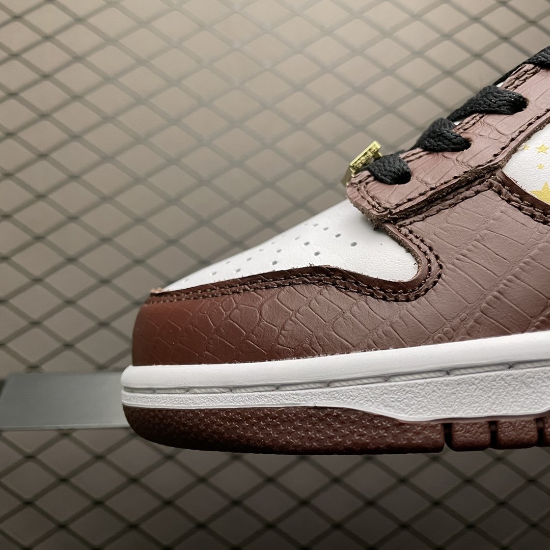 Replica Nike Dunk SB Shoe Supreme x Nike SB Dunk Low Brown DH3228-103 36-47