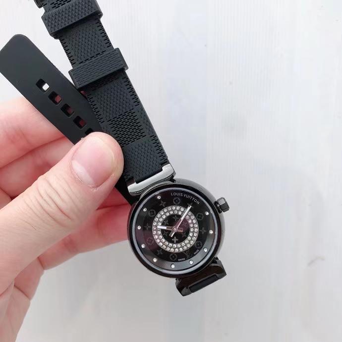 Replica LOUIS VUITTON LV 904l Stainless Steel Quartz Watch 33MM