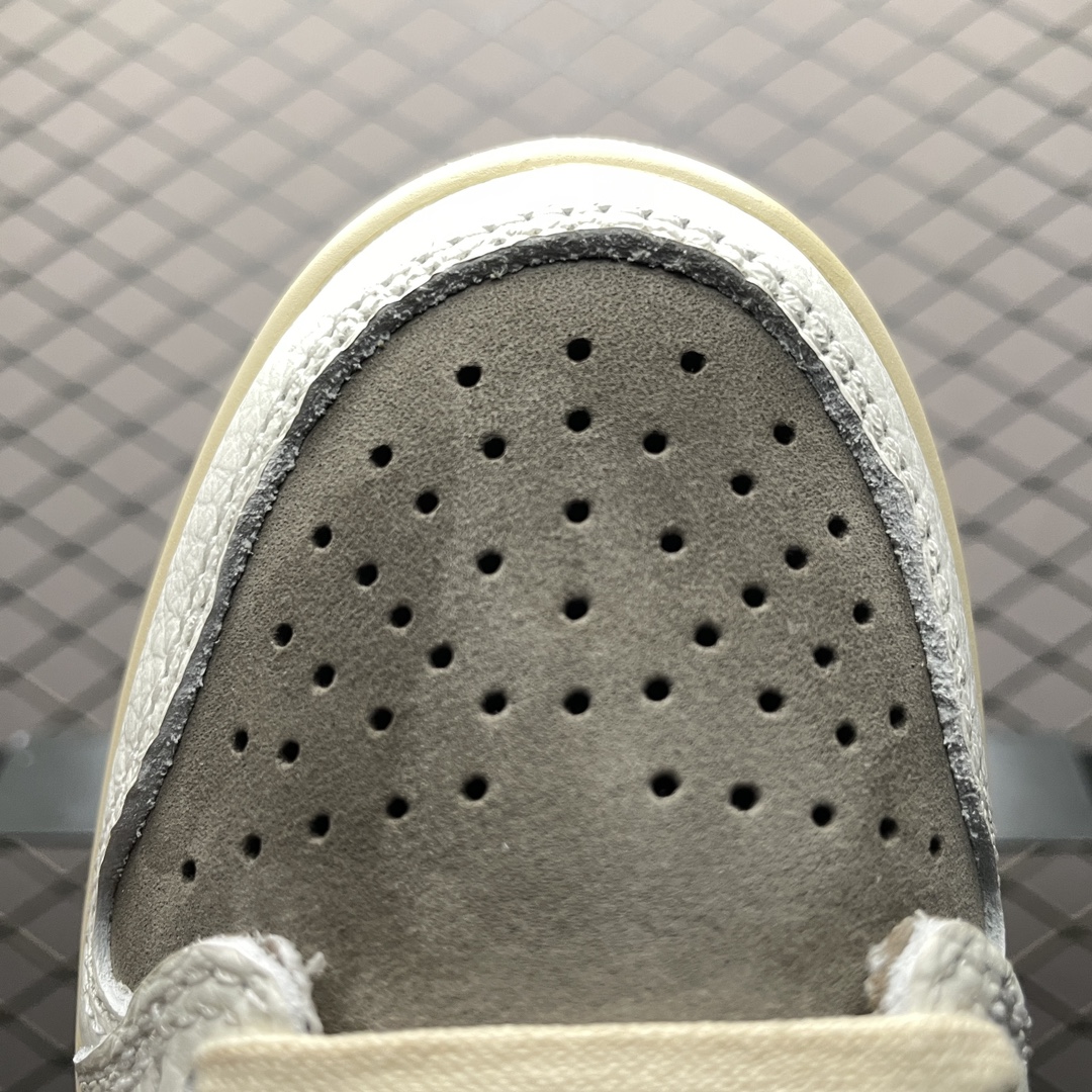 Replica Air Jordan Shoe Youth Travis Scott x Air Jordan AJ1 Low OG TS DO5442-162 Size 27-35