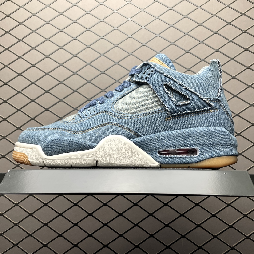 Replica Air Jordan Shoe Air Jordan 4 Levis AJ4 AO2571-401 Size 40-46