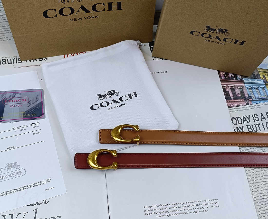Replica COACH belt