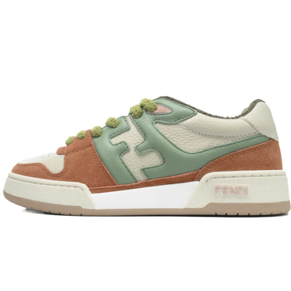 Replica Fendi Shoe Fendi Match Brown Green
