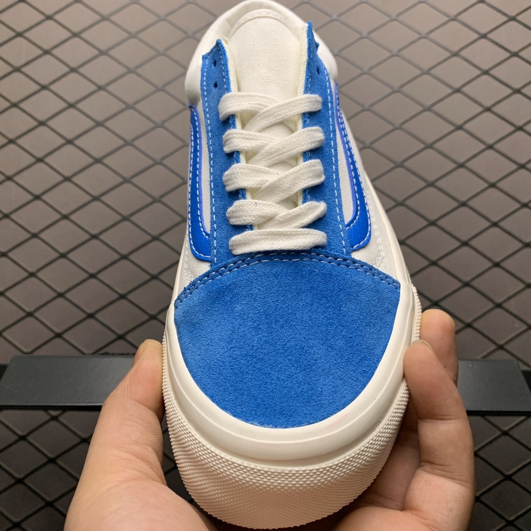 Replica Vans Shoe Vans Old Skool WHITE BLUE 35-44