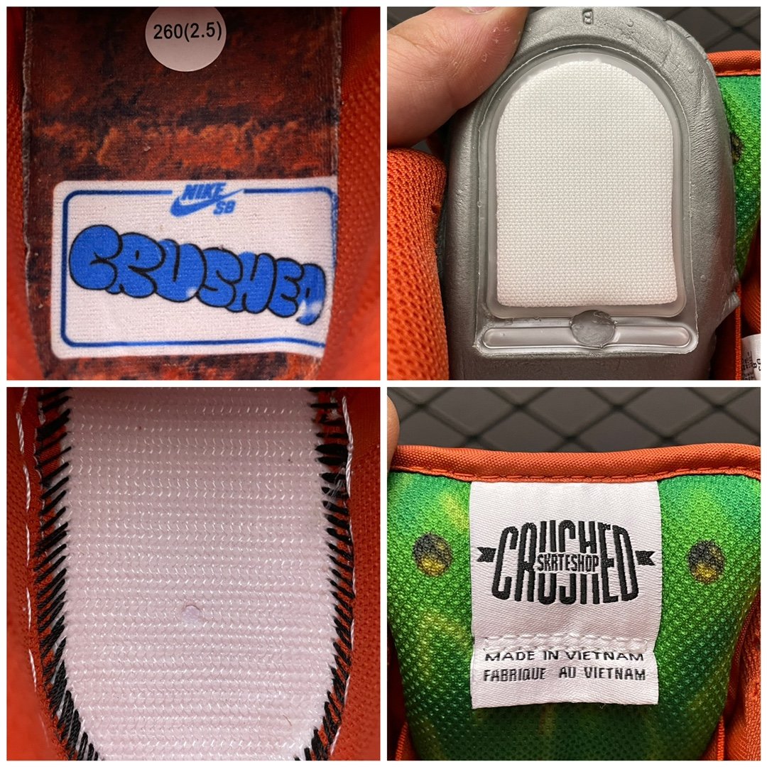 Replica Nike Dunk SB Shoe Crushed D.C x Nike SB Dunk Low DH7782-001 Size 36-47.5