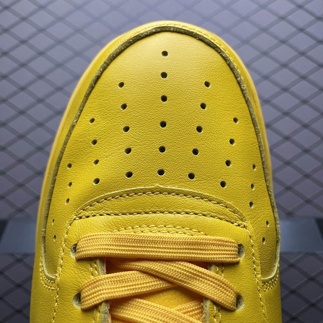 Replica OFF White Shoe Off-White X Nike Air Force 1University GoldOW DD1876-700 Size 36-4