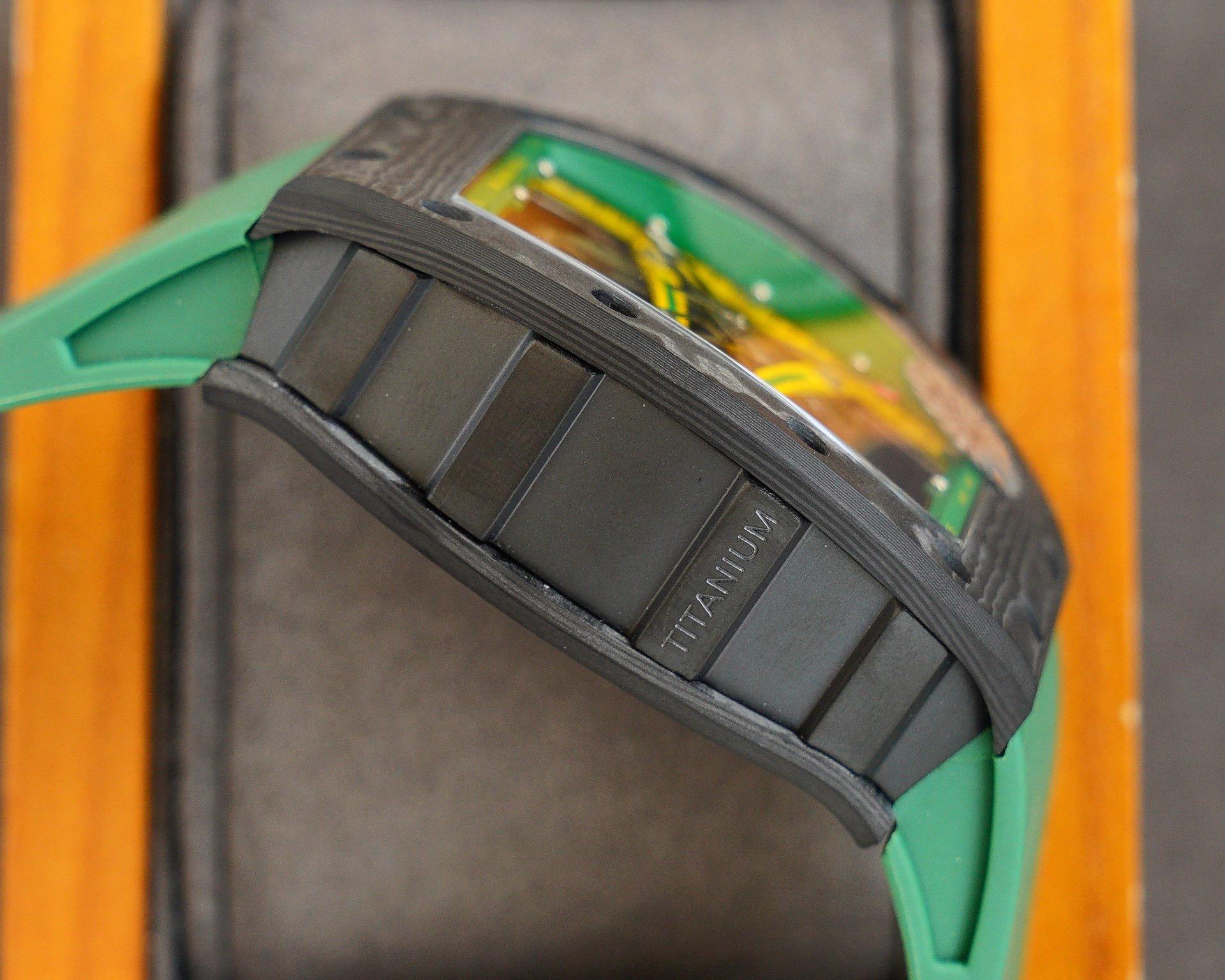 Replica Richard Mille Carbon Fiber Automatic Machine Watch 42MM