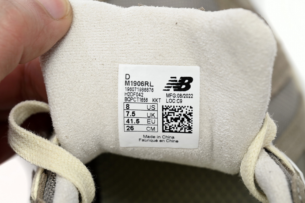 Replica New Balance Shoe New Balance 1906R M1906RL NEW BALANCE Khaki Grey