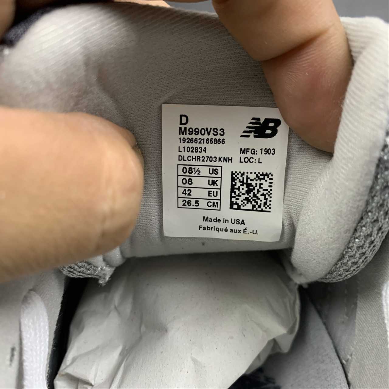 Replica New Balance Shoe New Balance NB990 M990VS3  36-45