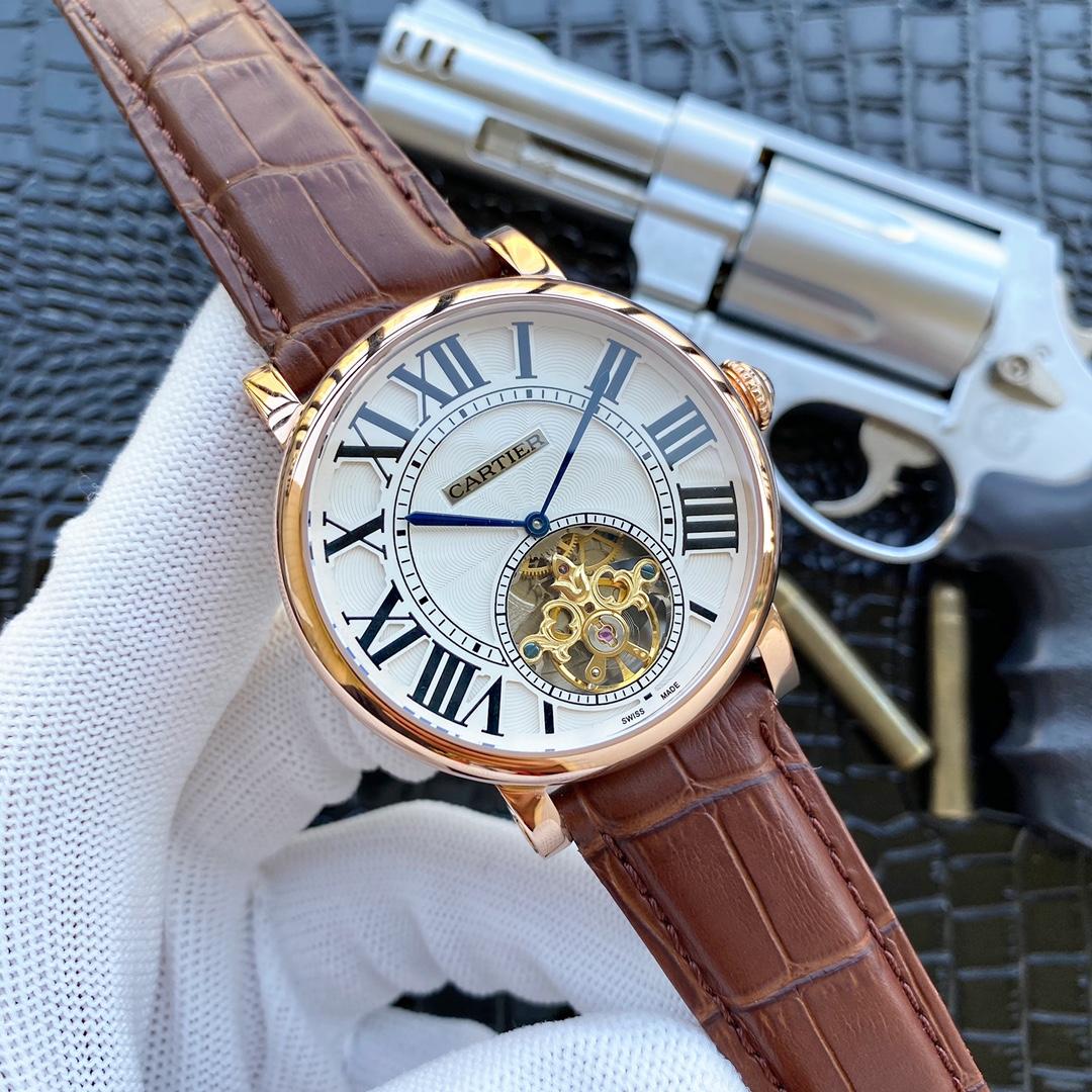 Replica Cartier 904l Stainless Steel Quartz Watch 42MM