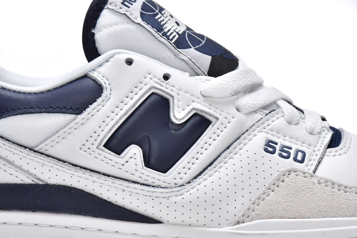 Replica New Balance Shoe BB550WA1 New Balance 550 White Navy