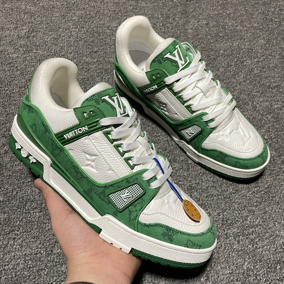 Replica Louis Vuitton Shoe Louis Vuitton LV Trainer Size 38-46X