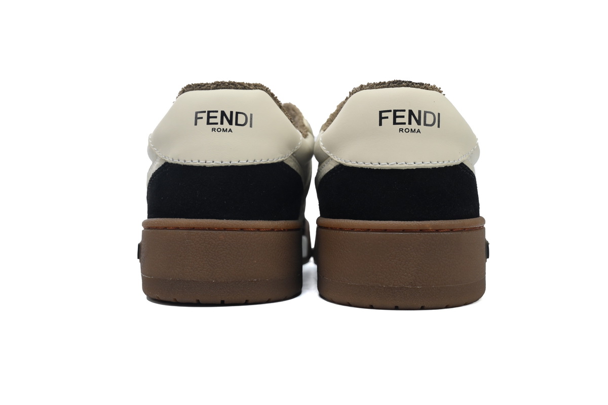 Replica Fendi Shoe Fendi Match Black Brown
