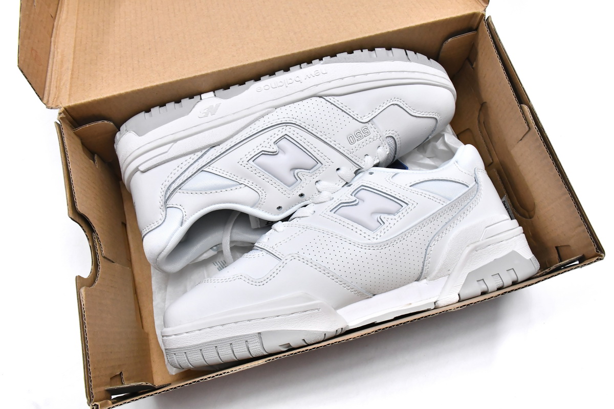Replica New Balance Shoe BB550PB1 New Balance 550 White Grey