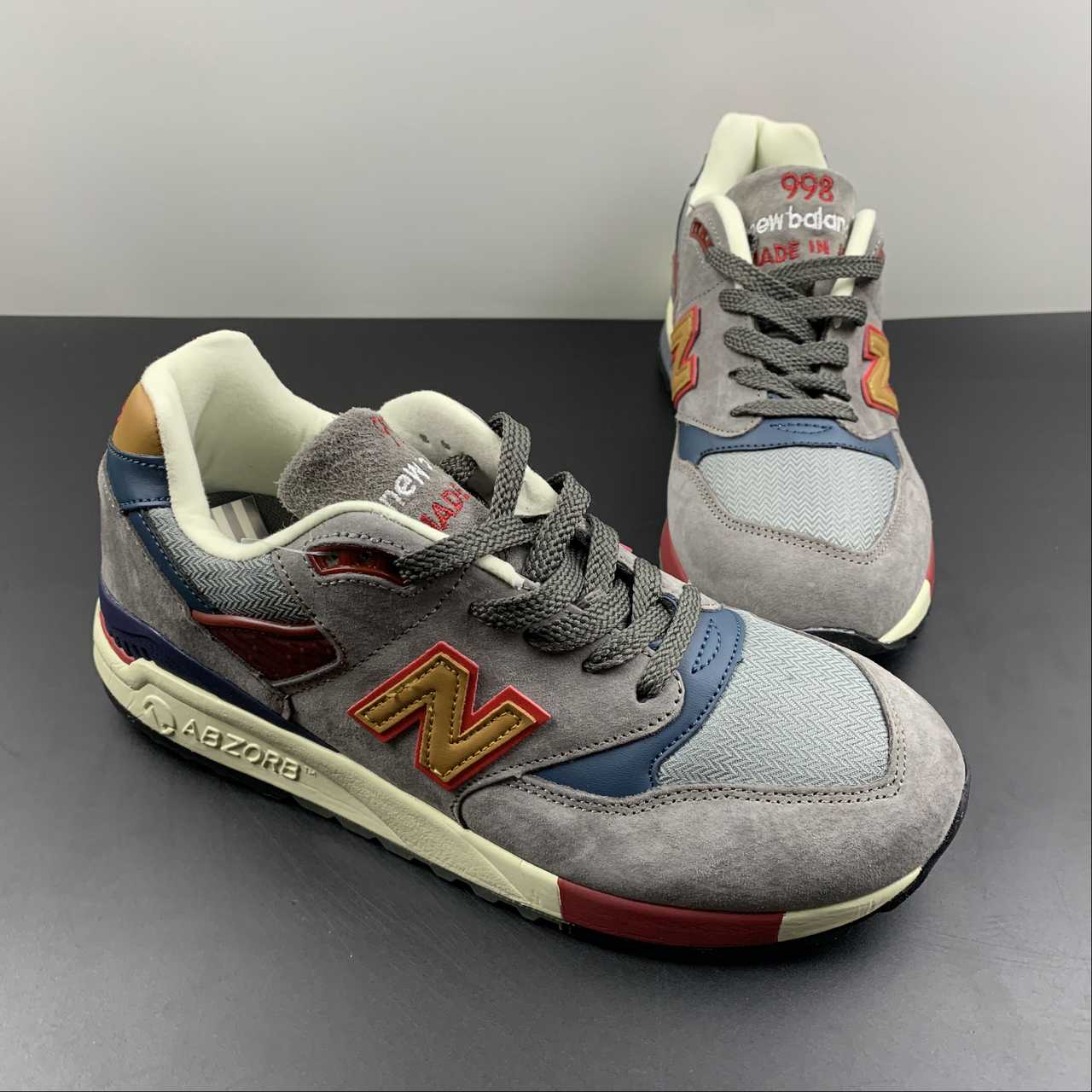 Replica New Balance Shoe New Balance NB998  M998DBR  39.5 40 40.5 41.5 42 42.5 43 44