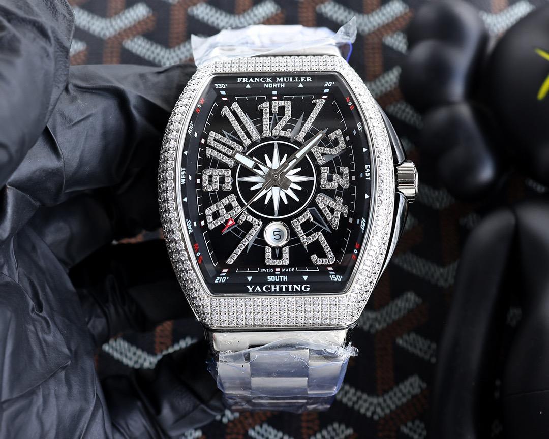Replica Franck Muller 904l Stainless Steel Automatic Machine Watch 44MM