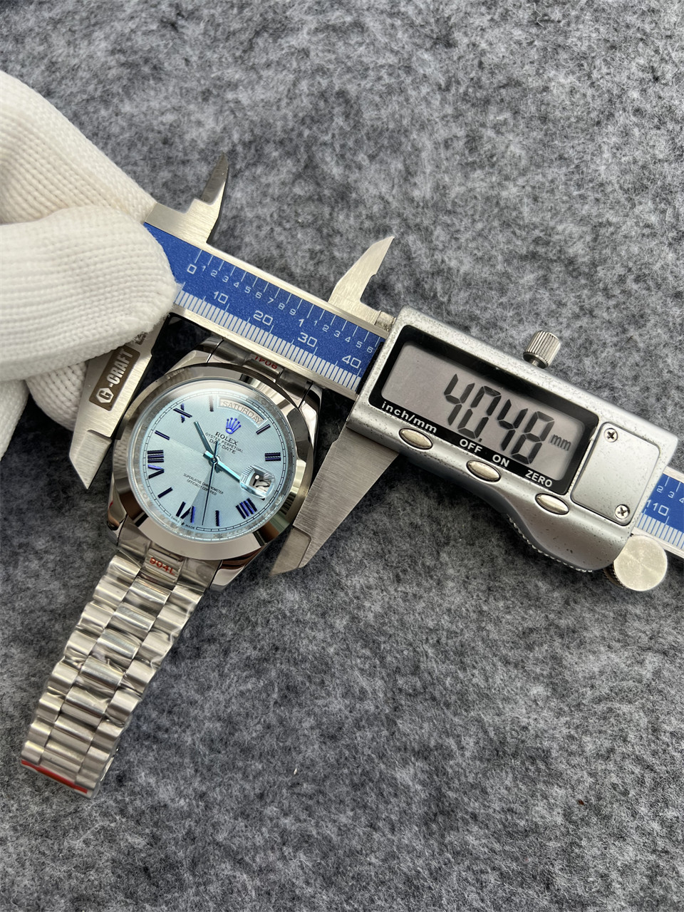 Replica Rolex DayDate 904l Stainless Steel Automatic Mechanical Watch 40mm