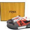 Replica Fendi Shoe  Fendi Match Grey Red