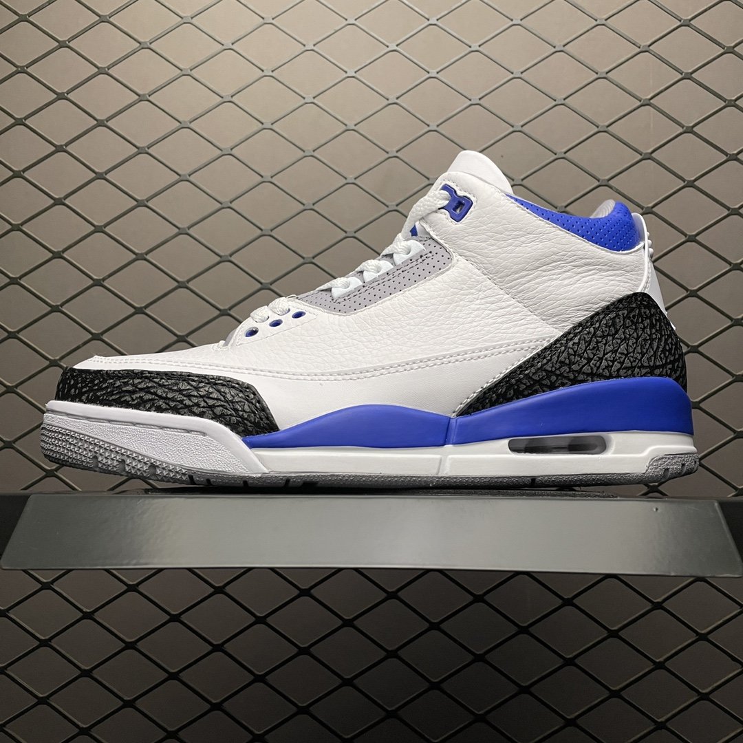 Replica Air Jordan Shoe Air Jordan 3 Racer Blue AJ3 CT8532-145 40-47