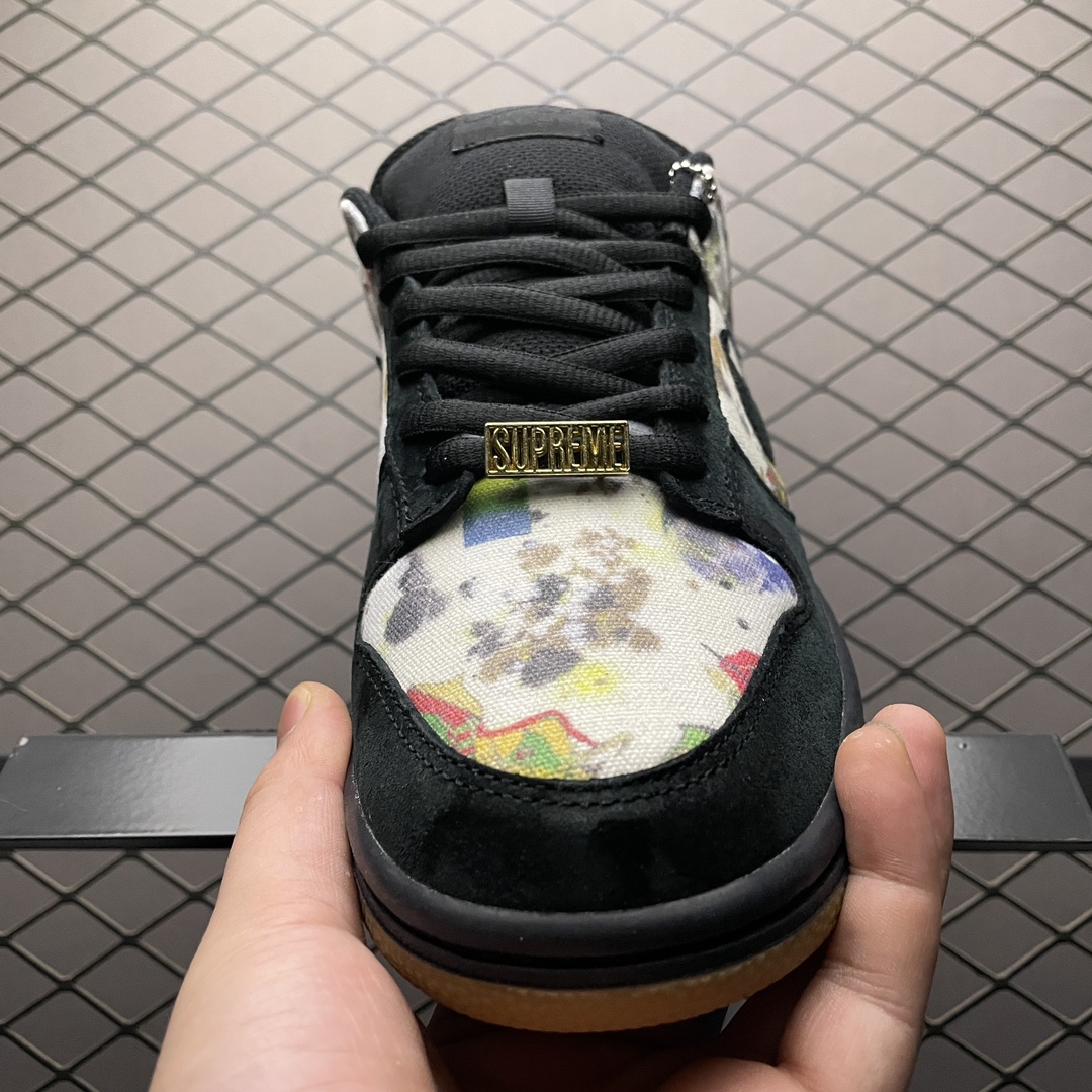 Replica Nike Dunk SB Shoe Supreme x NK Dunk Low FD8778-001 Size 36-47.5