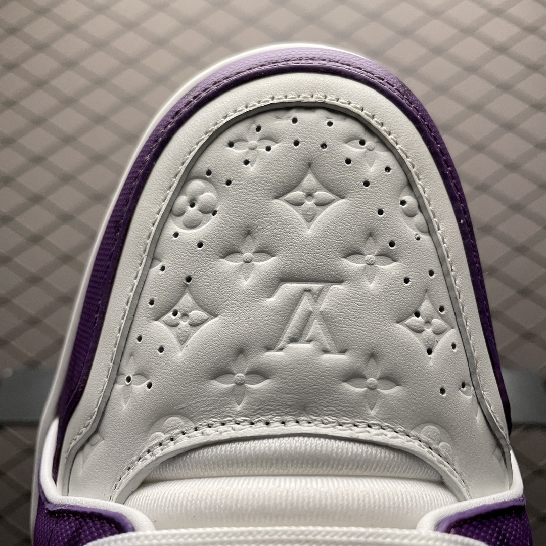 Replica Louis Vuitton Shoe Louis Vuitton LV Trainer SIZE 38-46 Purple