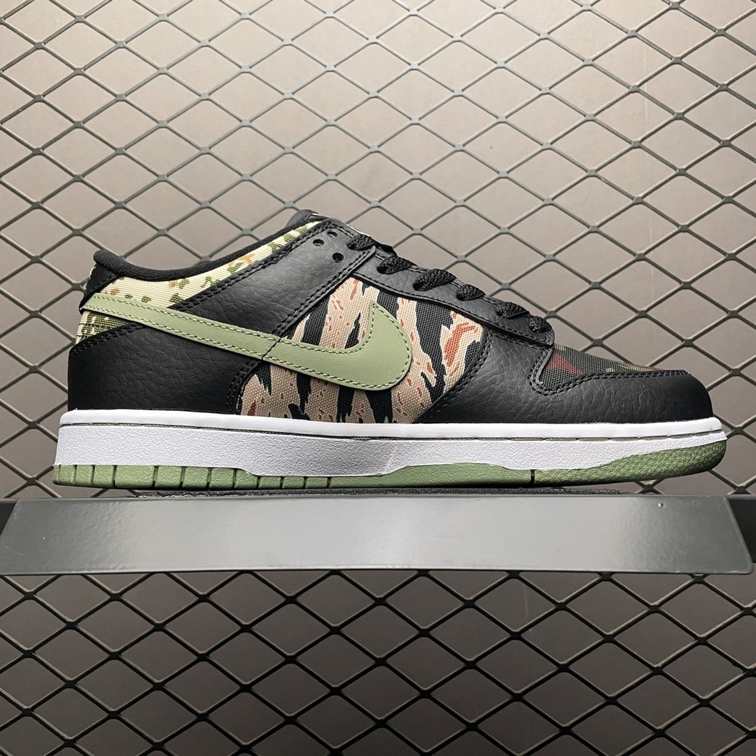 Replica Nike Dunk SB Shoe Nike Dunk Low Black Multi CamoDH0957-00136-46_01410