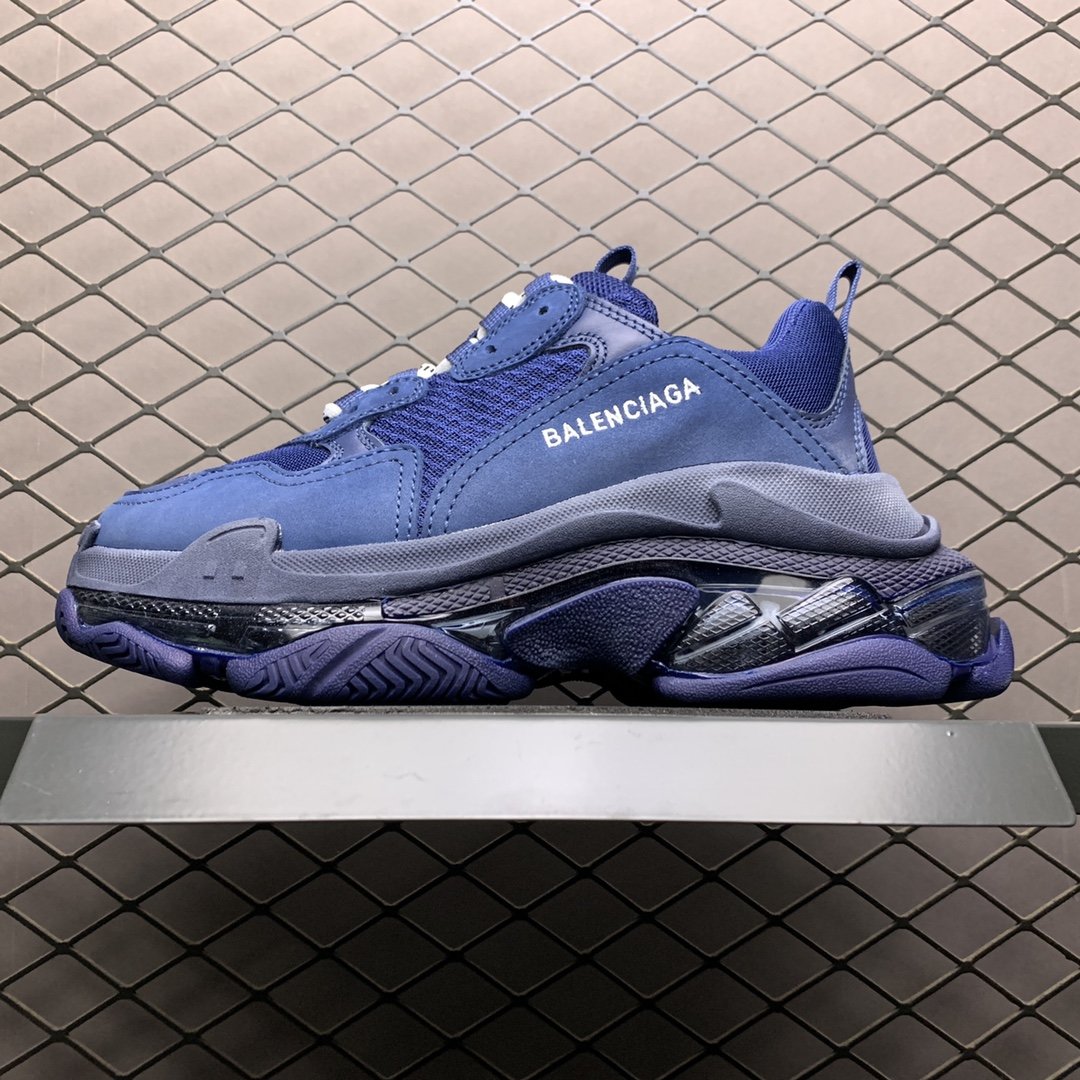 Replica Balenciaga Shoe Balenciaga Triple S 3.0 35 36 37 38 39 40 BLUE