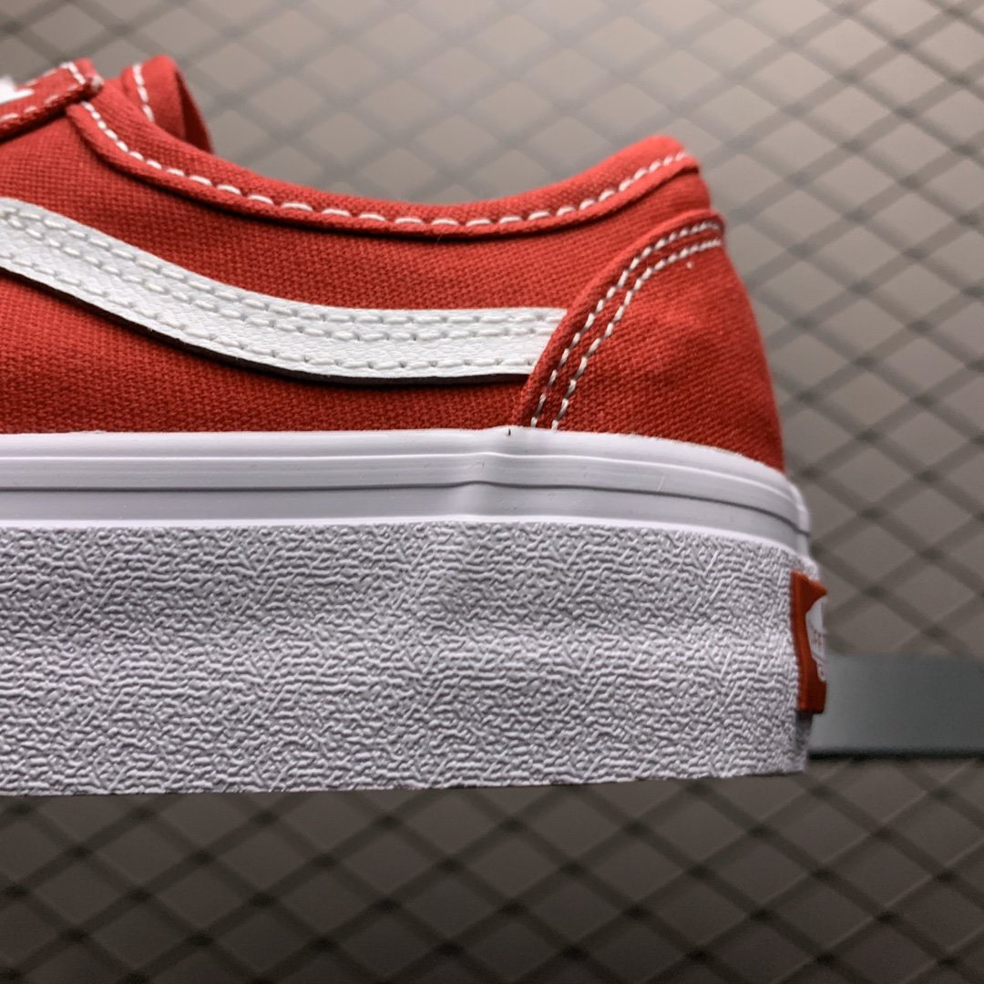 Replica Vans Shoe Vans Style 36 RED WHITE 35-44