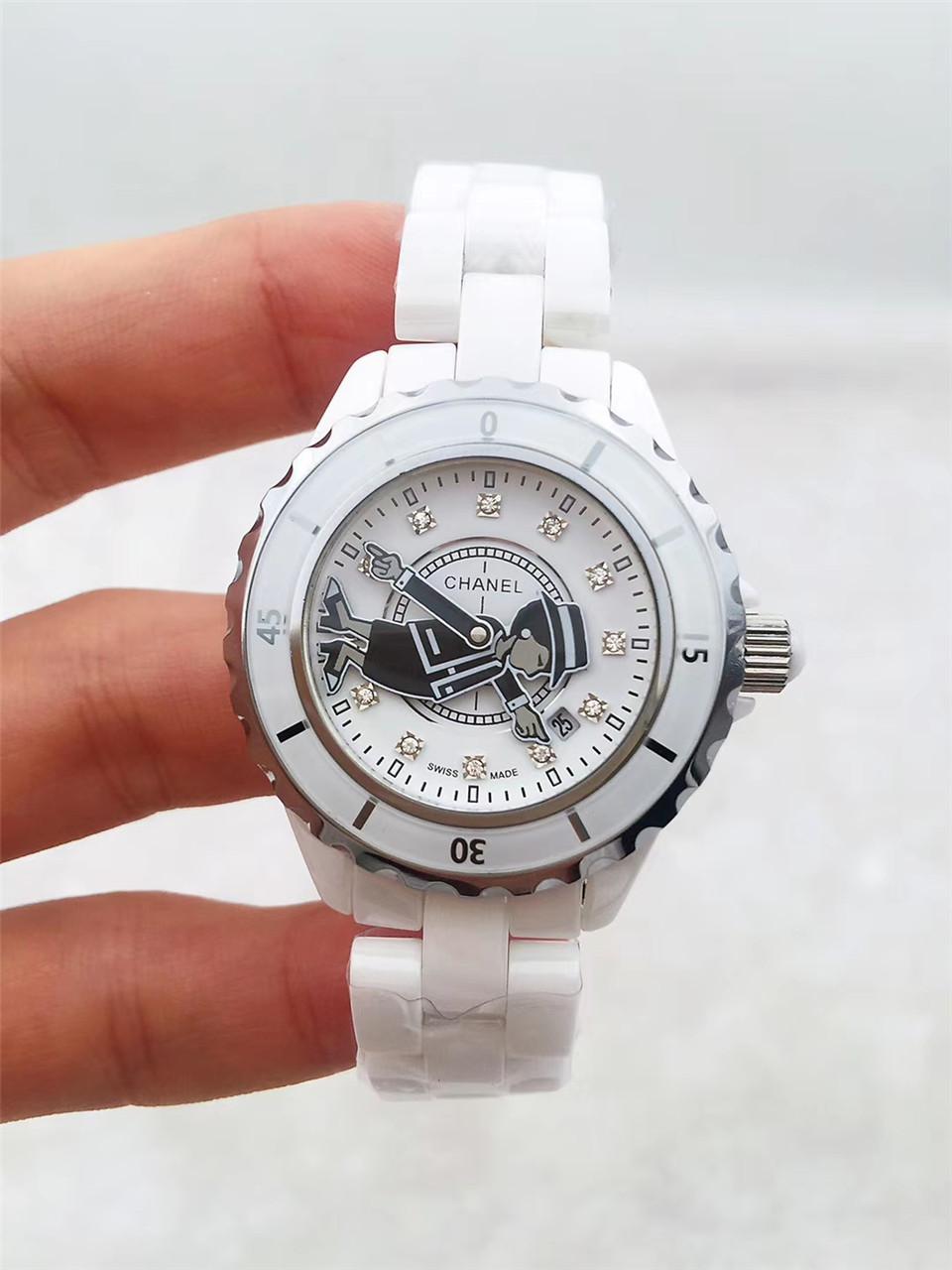 Replica CHANEL 904l Stainless Steel Quartz Watch 38MM