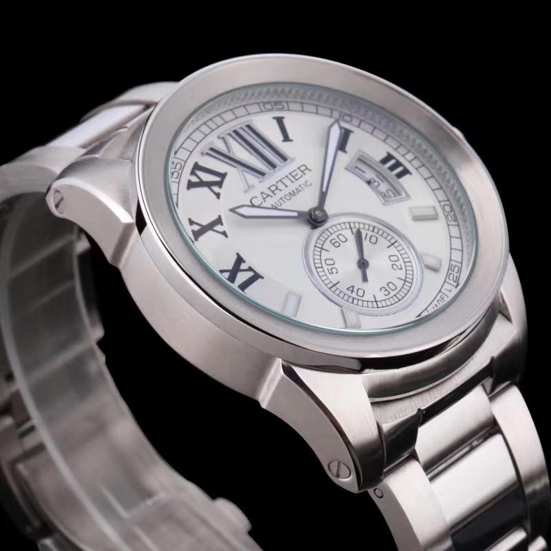 Replica Cartier Calibre De 904l Stainless Steel Automatic Mechanical Watch 42mm