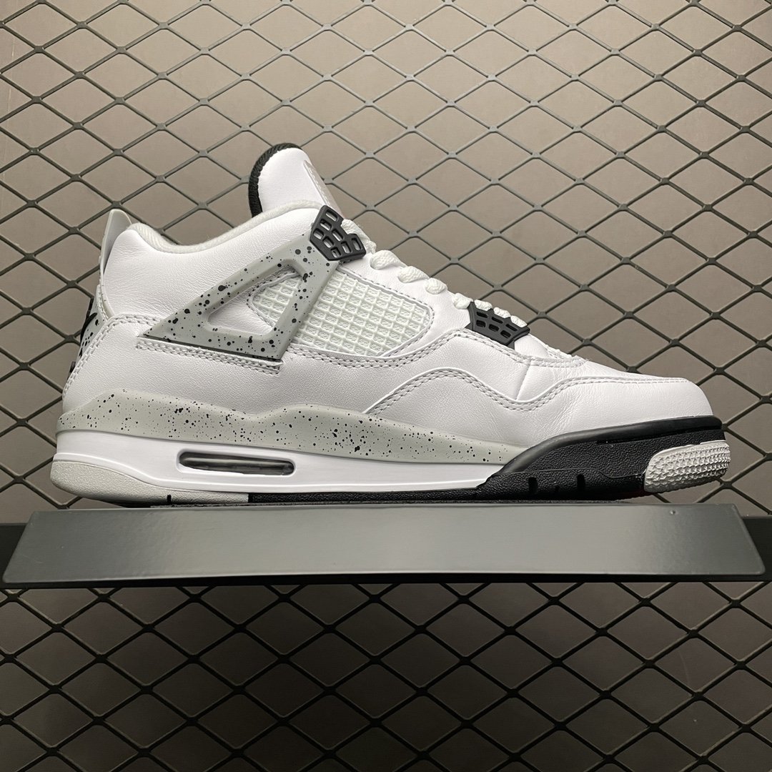 Replica Air Jordan Shoe Air Jordan 4 Retro White Cement 840606-192 40-47