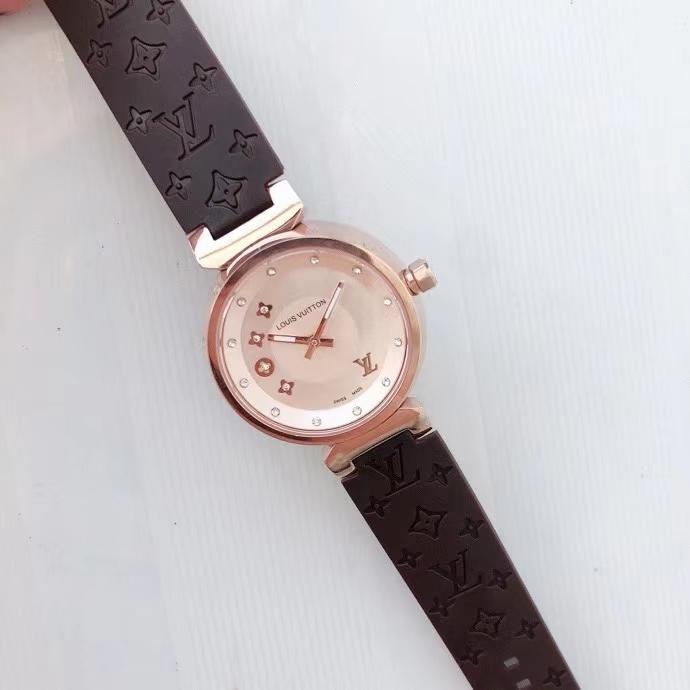 Replica LOUIS VUITTON LV 904l Stainless Steel Quartz Watch 33MM