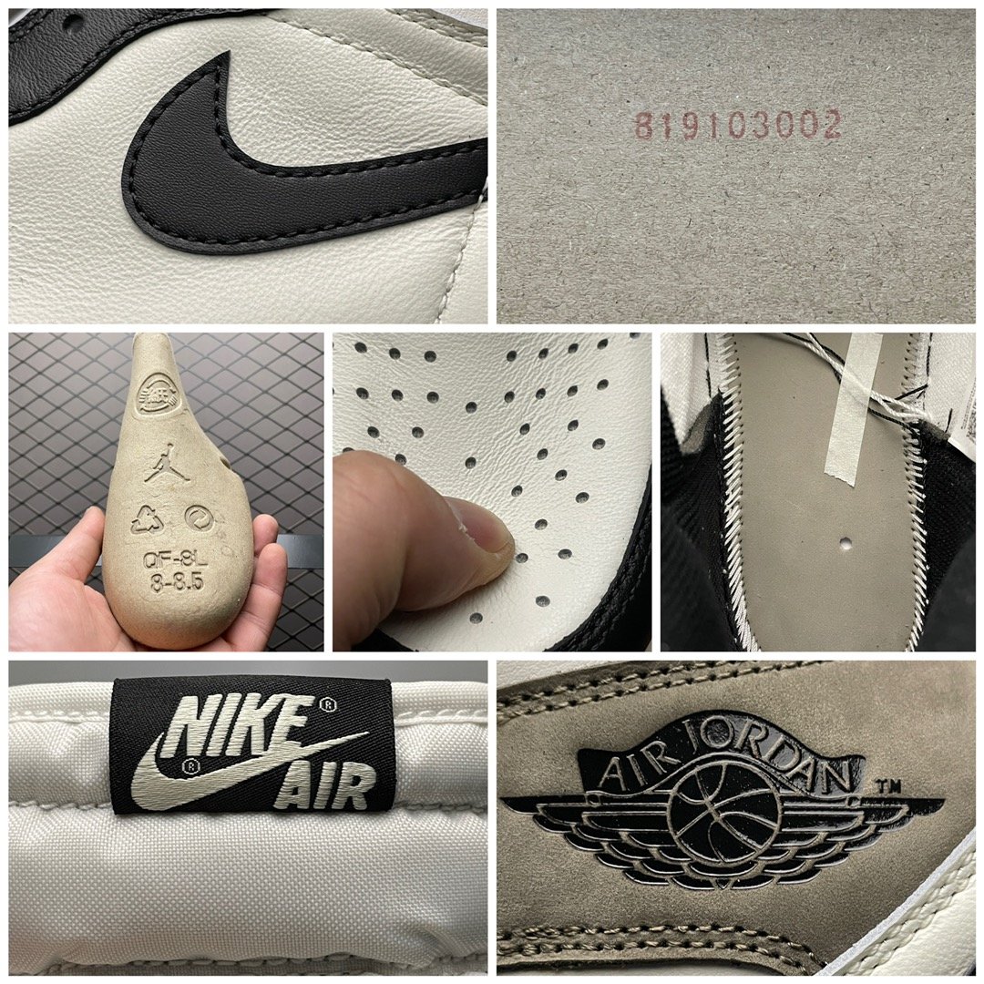 Replica Air Jordan Shoe Air Jordan 1Dark MochaAJ1 555088-_02386