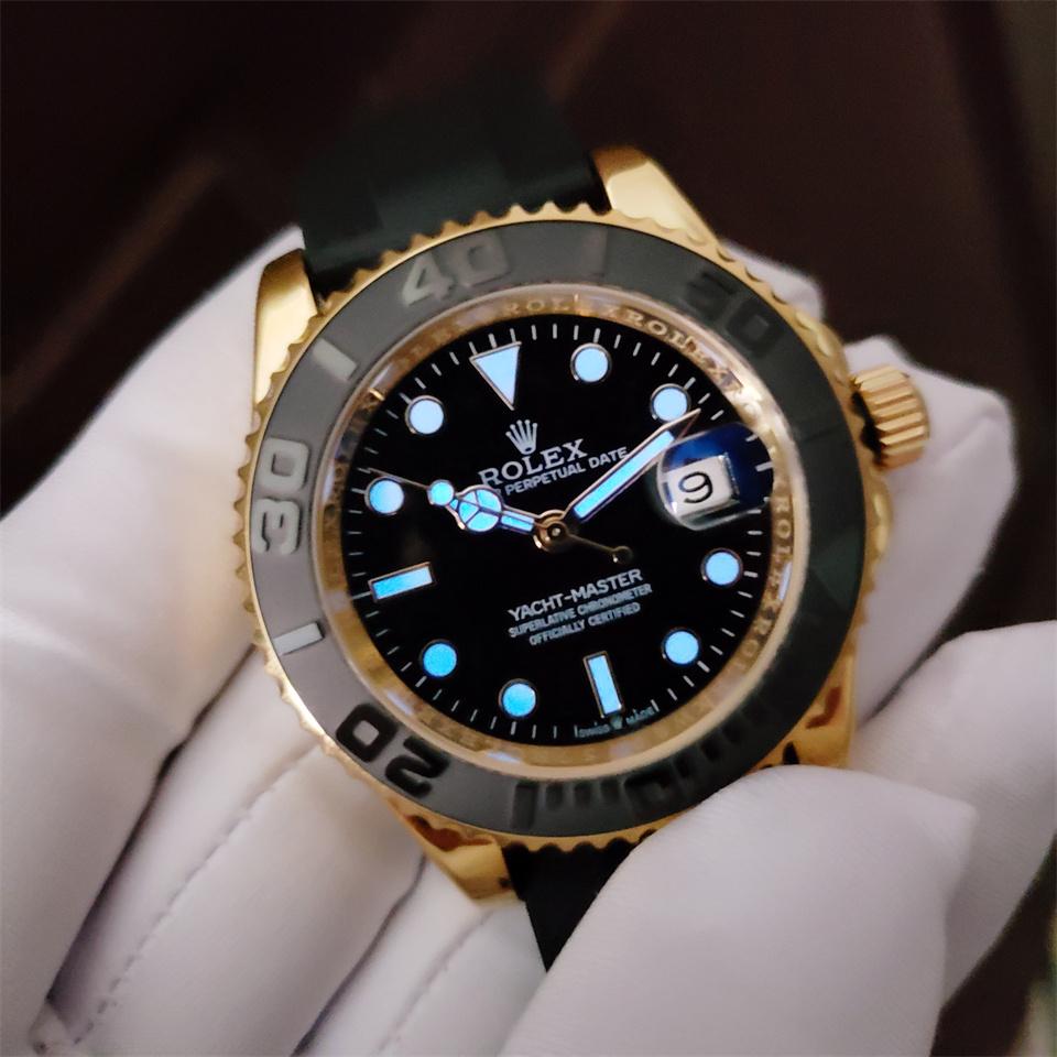 Replica Rolex Yacht Master 904l Stainless Steel Automatic Mechanical Watch 40mm