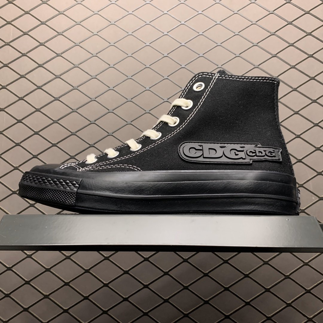 Replica Converse Shoe Converse x CDG ALL BLACK 35-44