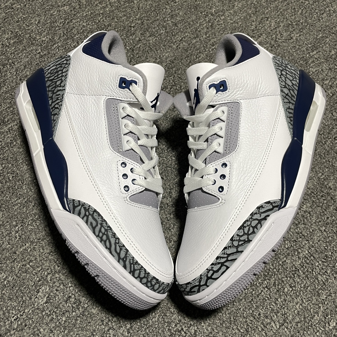 Replica Air Jordan Shoe Air Jordan 3 Midnight Navy AJ3   CT8532-140 Size 36-47.5