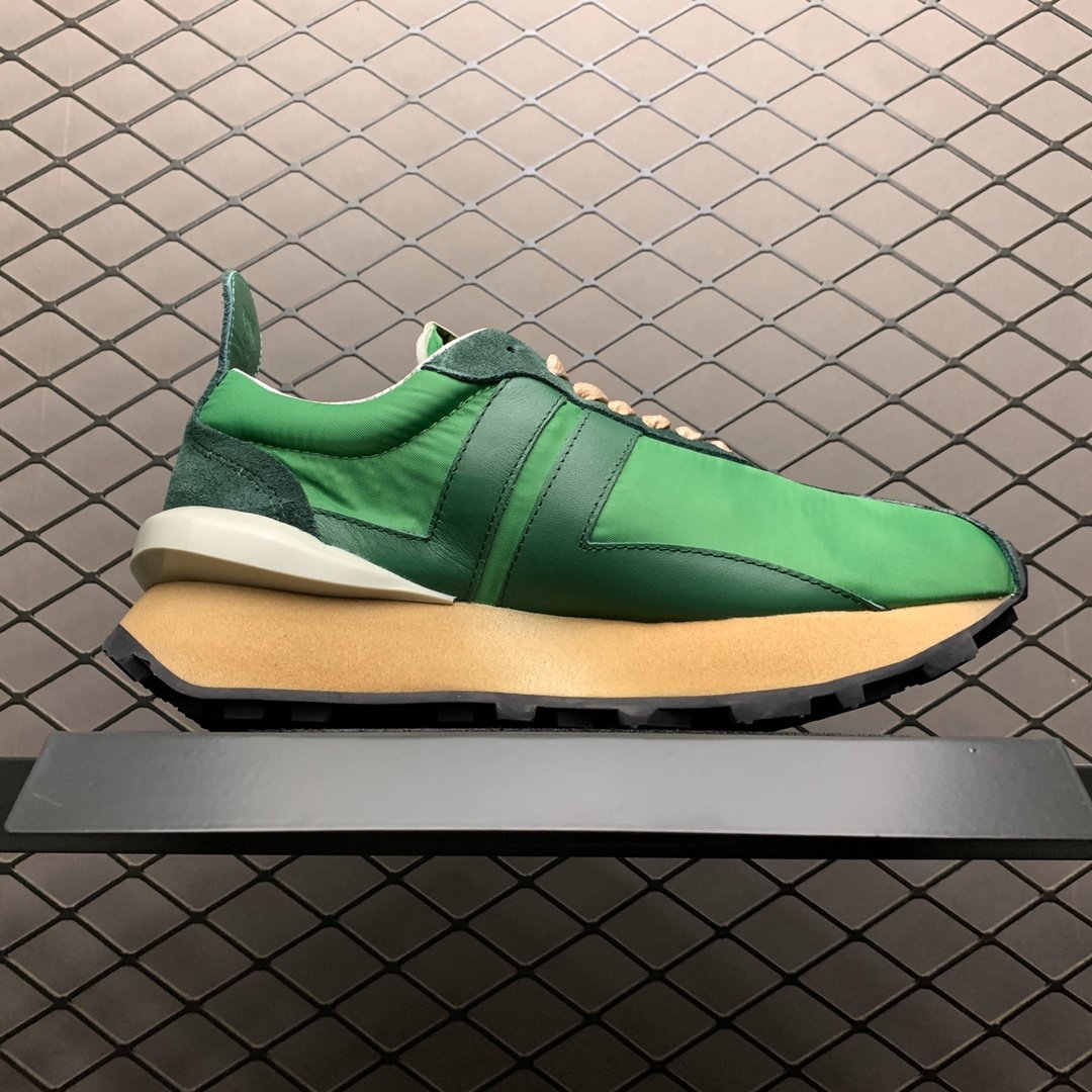 Replica Lanvin Shoe Lanvin Bumper Green Orange Size 35-40