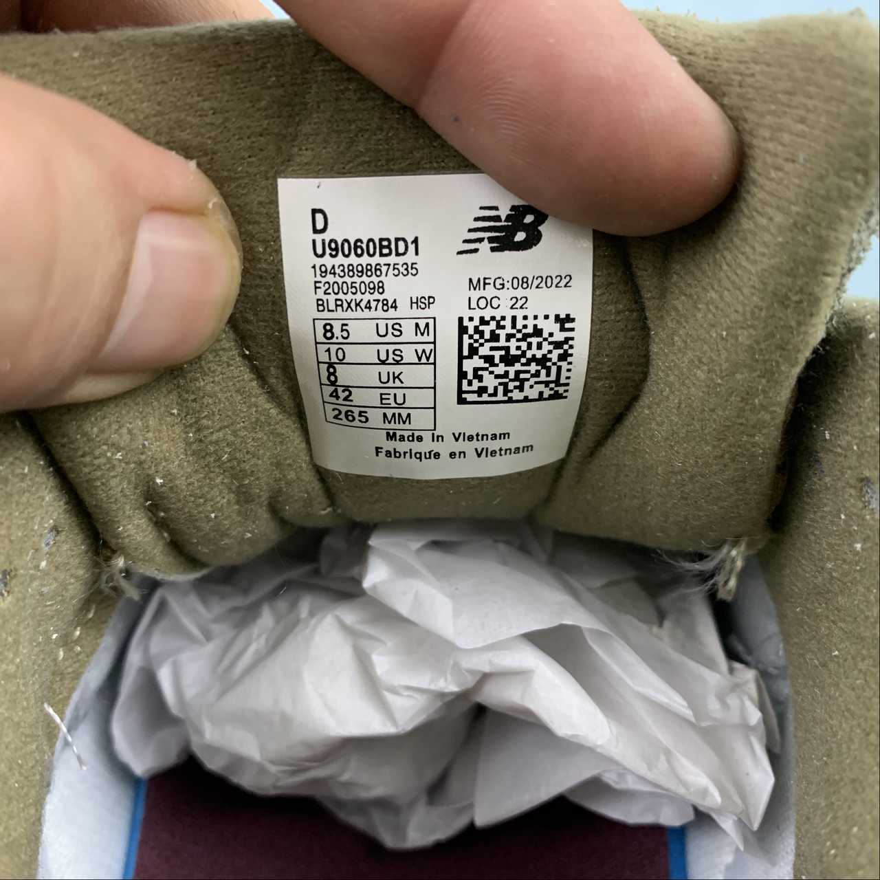 Replica New Balance Shoe New Balance NB9060 U9060BD1  36-45