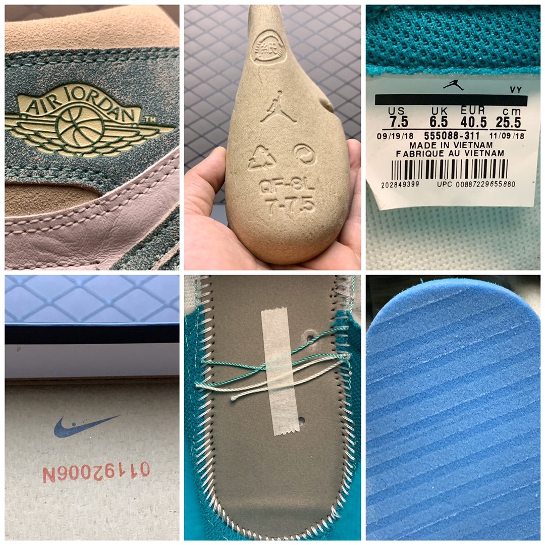 Replica Air Jordan Shoe Air Jordan 1 High AJ1 555088-311 Size 40-47.5