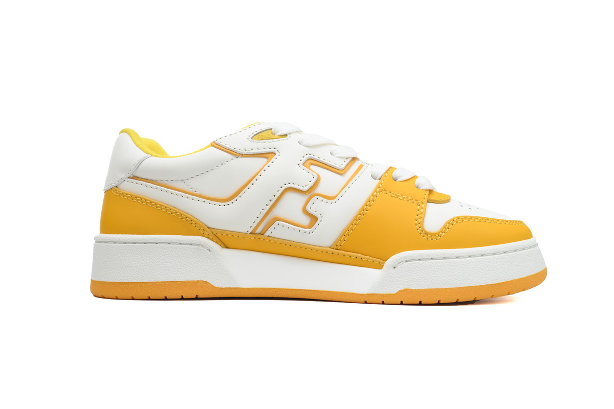 Replica Fendi Shoe Fendi Match White Yellow