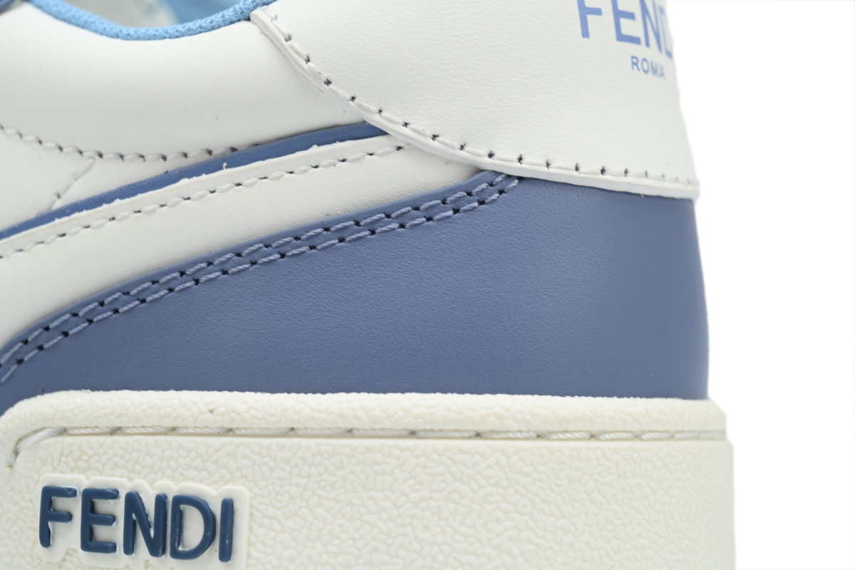 Replica Fendi Shoe Fendi Match White Blue