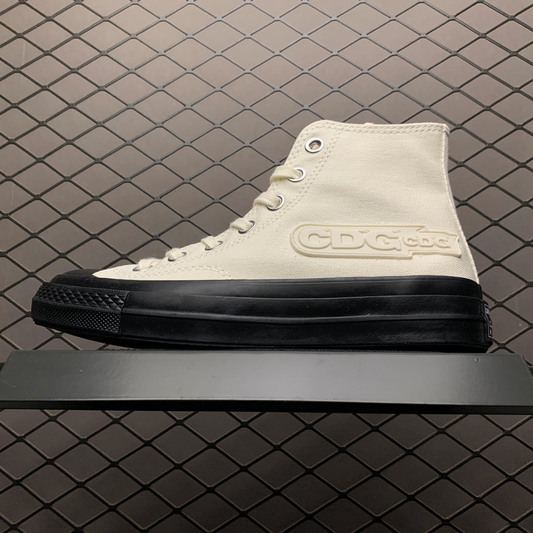 Replica Converse Shoe Converse x CDG WHITE BLACK 35-44