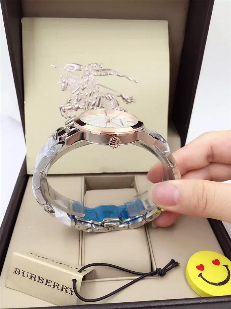 Replica Burberry 904l Stainless Steel Quartz Watch 34MM