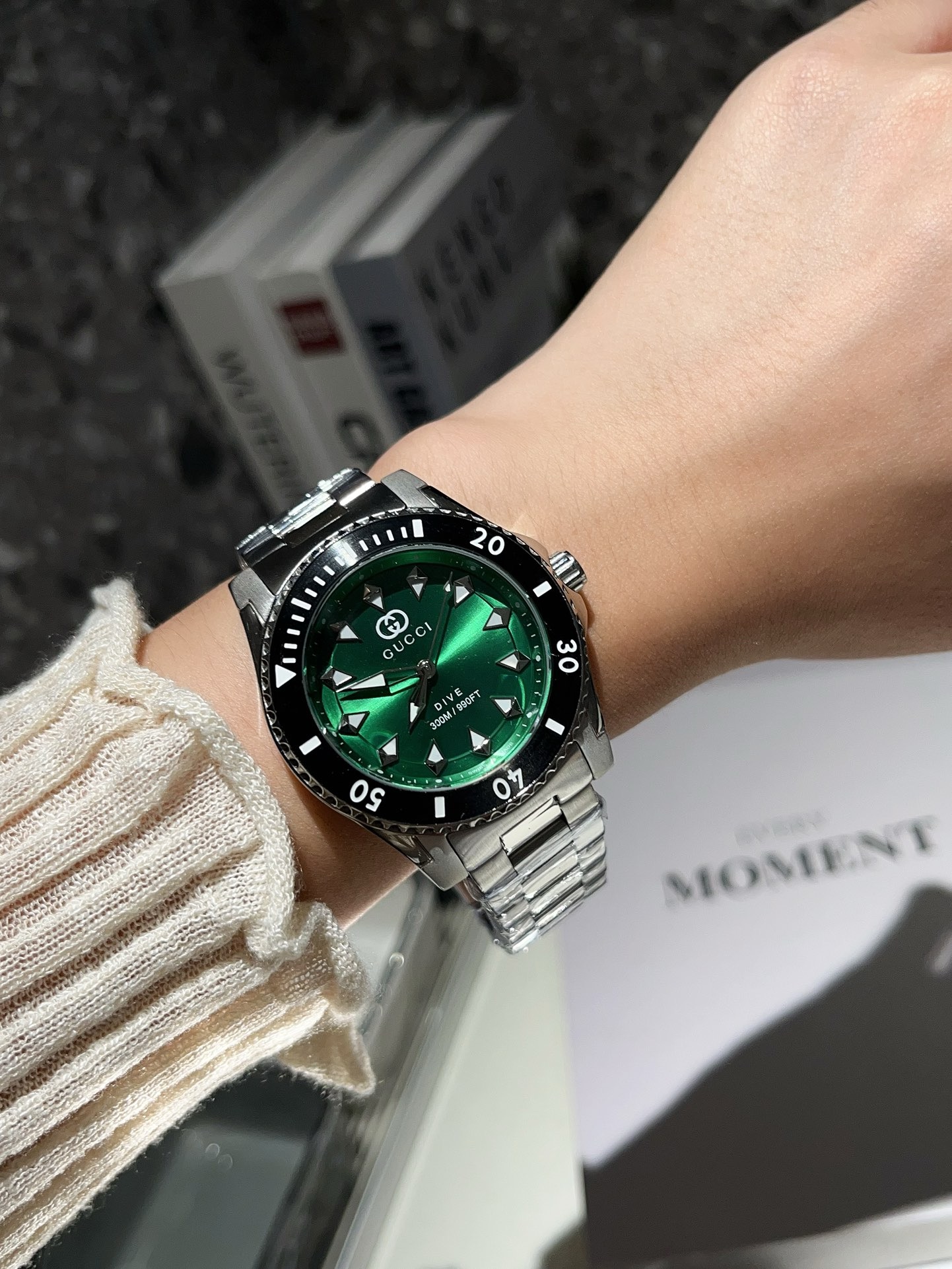 Replica Gucci 904l Stainless Steel Quartz Watch 40MM