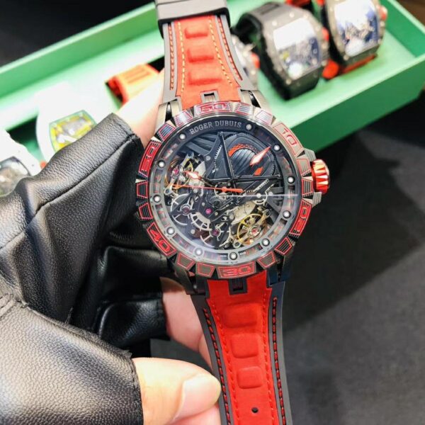 Replica Roger Dubuis 904l Stainless Steel Automatic Machine Watch 46MM