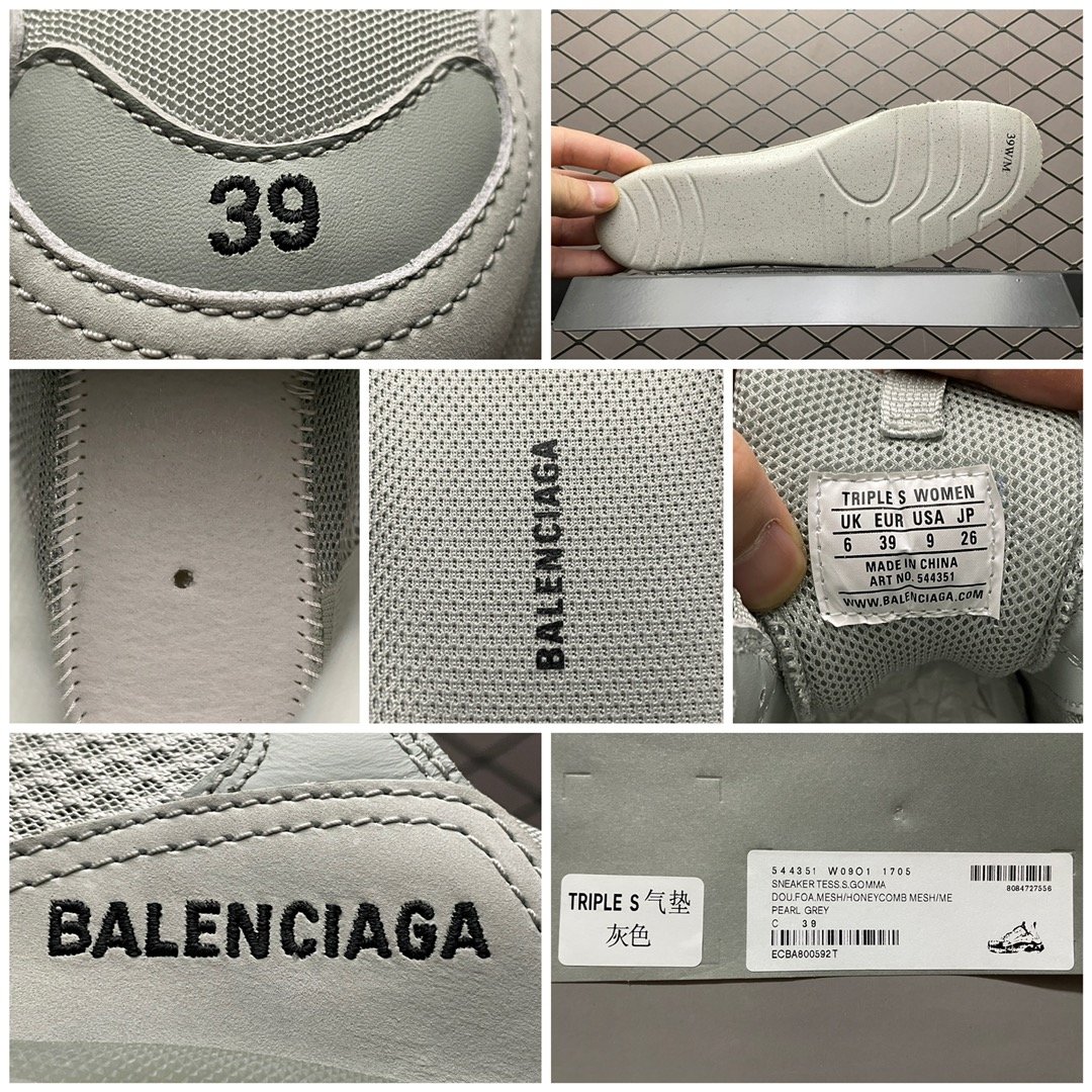 Replica Balenciaga Shoe Balenciaga Triple S Clear Solo Sneaker 544351 Size 35-45 1040