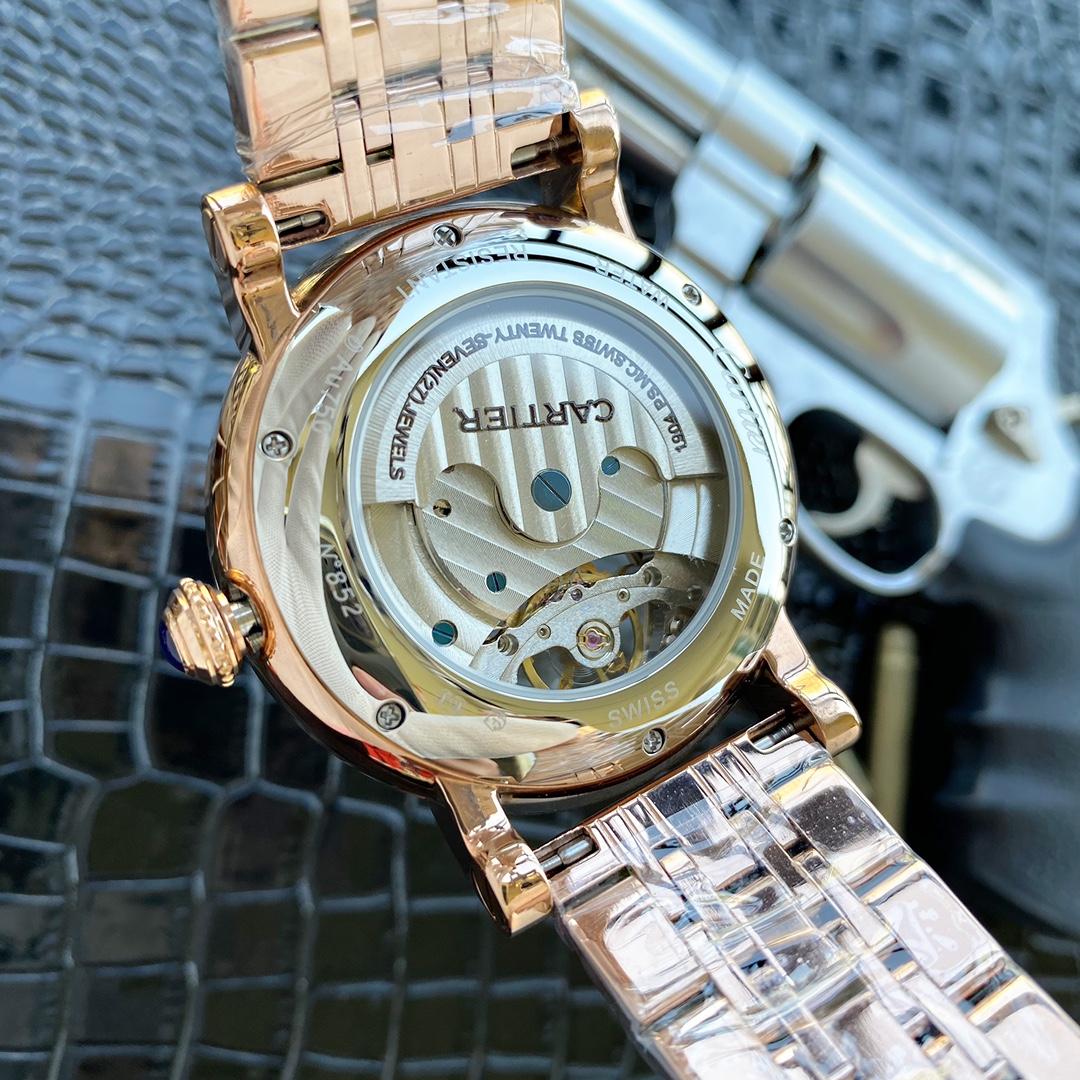 Replica Cartier 904l Stainless Steel Quartz Watch 42MM
