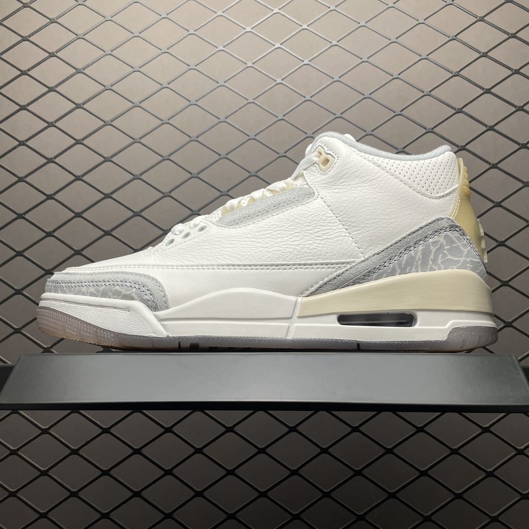 Replica Air Jordan Shoe Air Jordan 3 Ivory AJ3 FJ9479-100 Size 40-47.5